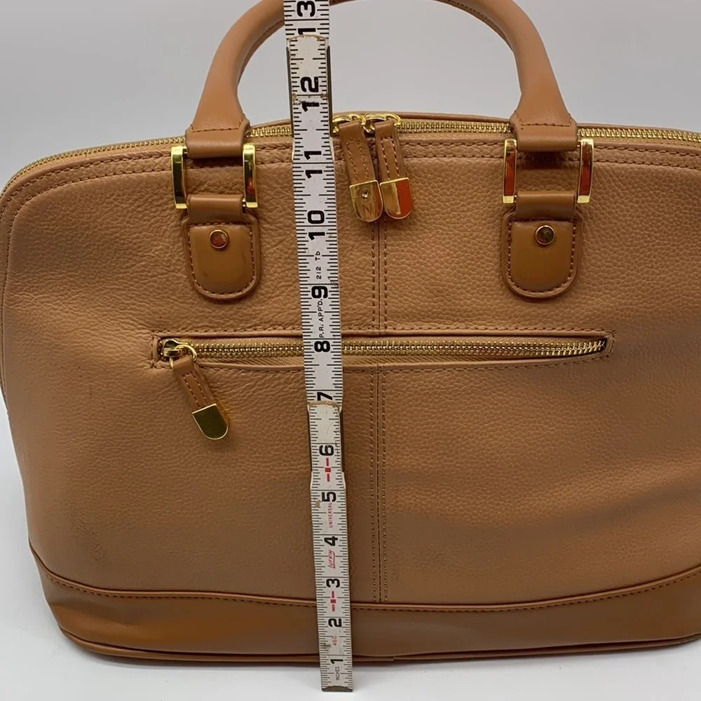 Joy & Iman Tan Leather  Satchel , A Y2K Treasure
